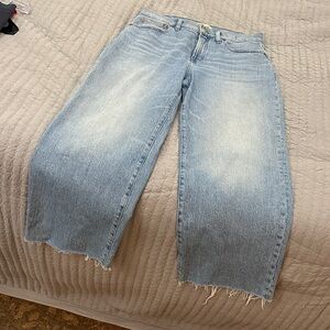 Madewell Light Blue Wide Leg Jeans